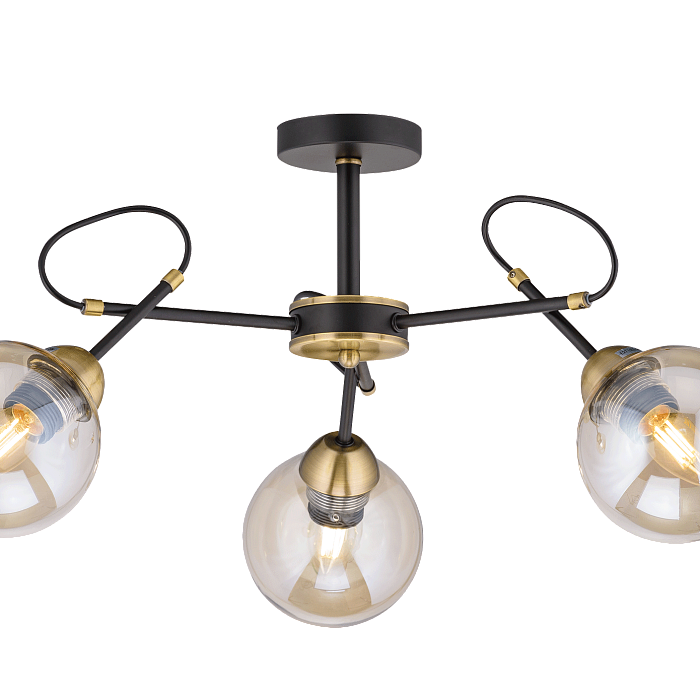 Люстра Sfera Sveta 40318MD/3 MBK+AB