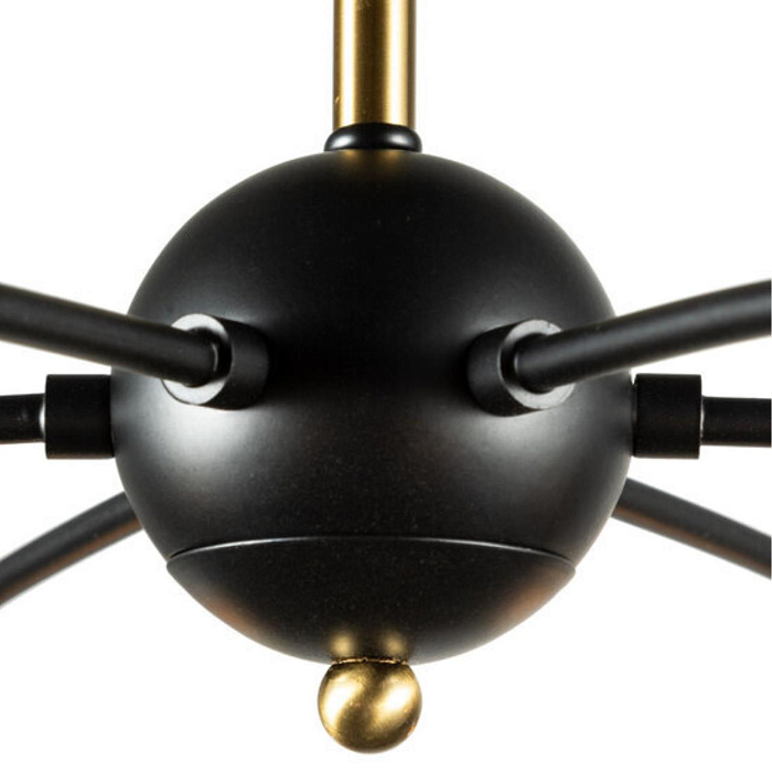Люстра на штанге ARTE LAMP A1963PL-6BK