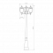Уличный светильник на столбе Elektrostandard GLYF-8024F/3