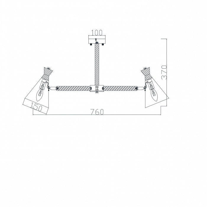 Люстра на штанге Freya FR5169PL-05W