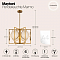 Светильник потолочная Maytoni MOD099PL-06G