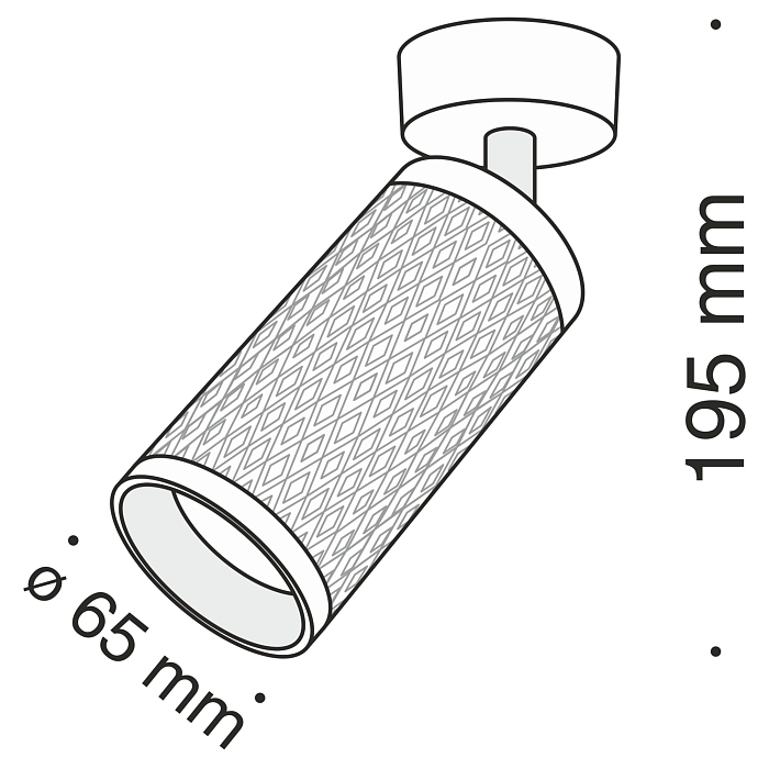 Светильник на 1 лампу Technical C034CL-01G