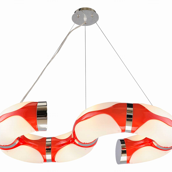 Люстра подвесная Sfera Sveta 1074P/6D RED