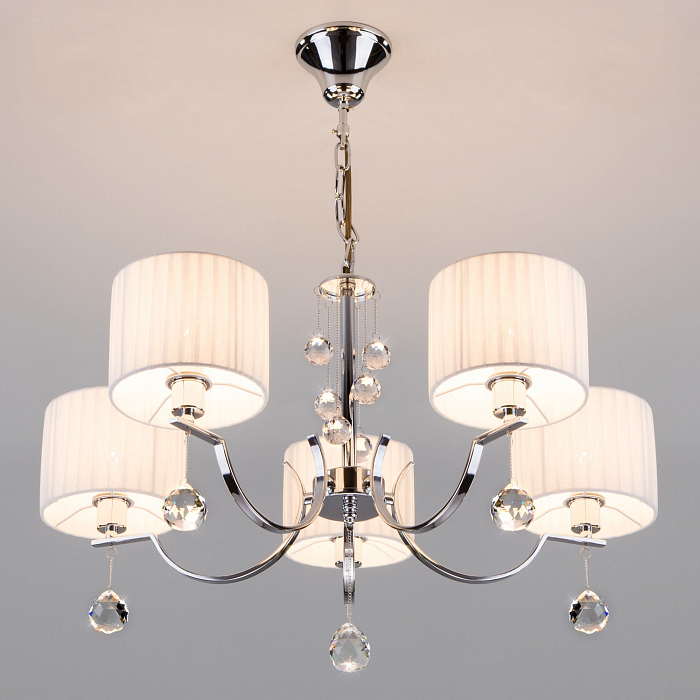 Люстра подвесная Eurosvet 60095/5 хром