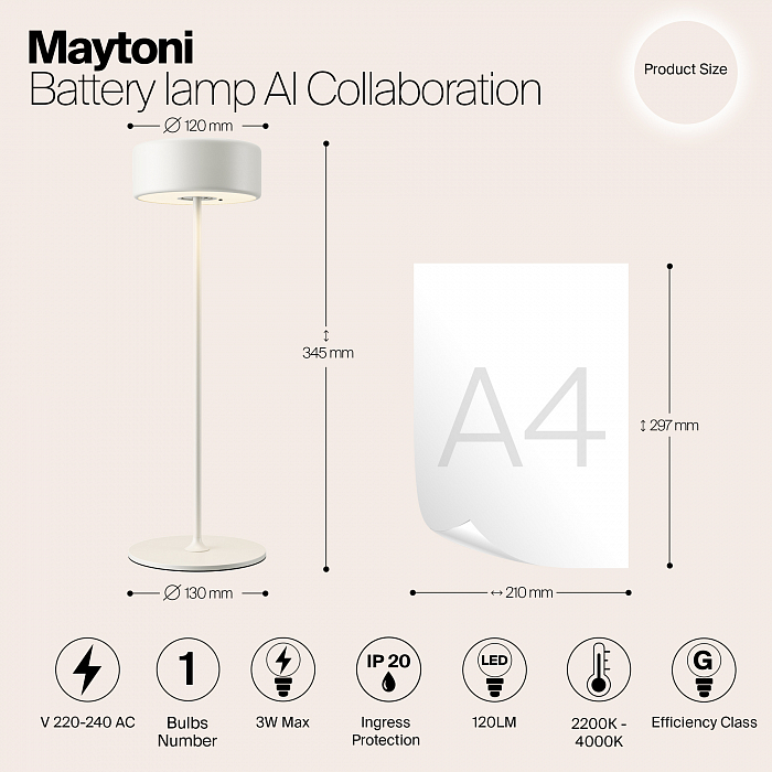 Светильник Maytoni MOD229TL-L3W3K2