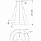 Светильник подвесная Maytoni MOD058PL-L55W4K