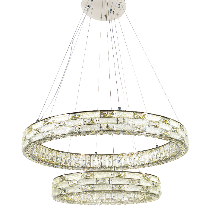 Люстра NewRgy 6014R/130W CHROME+CLEAR