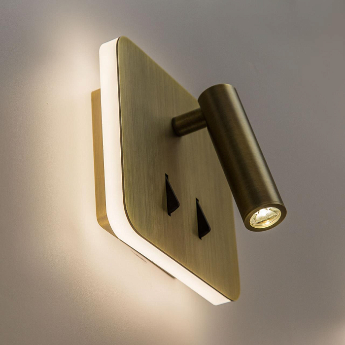 CL704423 Декарт Бронза Св-к Настенный Бра на 1 лампу  CL704423