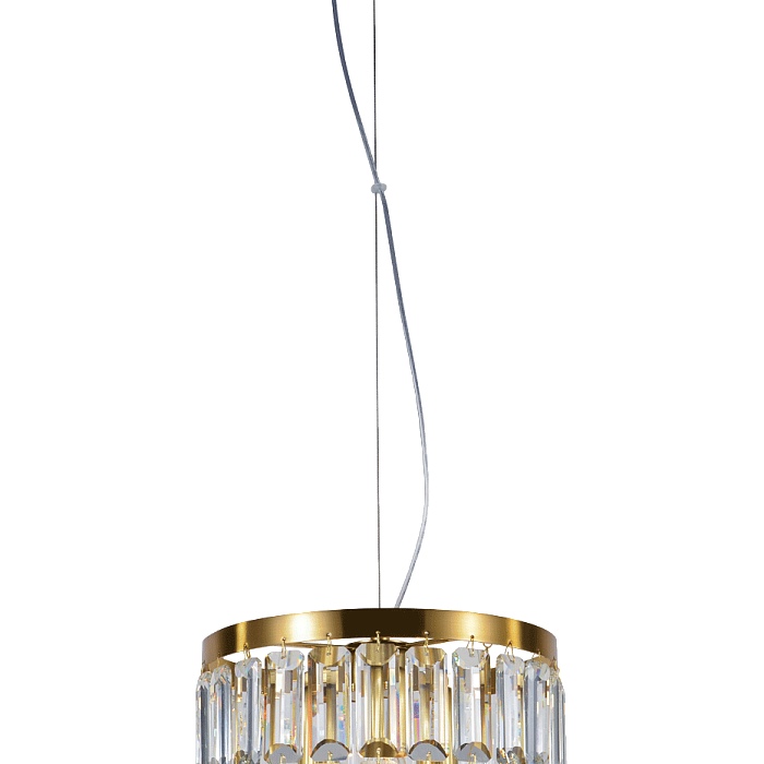 Люстра NewRgy 2752P/3A PLATING BRASS+CLEAR