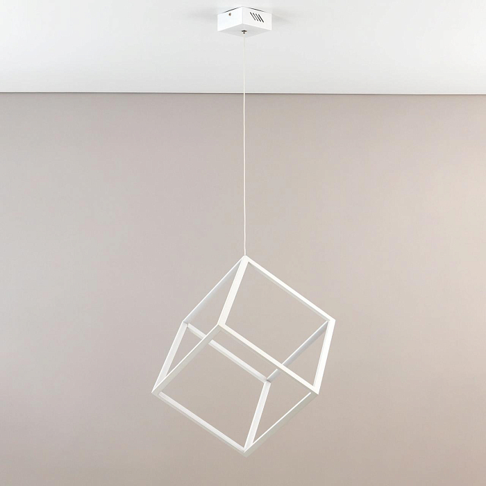 CL719300 Куб Белый Св-к Подвес, LED 40W*4000K Светильник светодиодный  CL719300