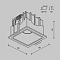 Светильник Technical DL043-01-10W4K-SQ-B-1