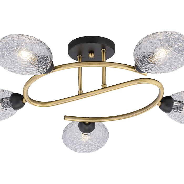 Люстра NewRgy 40300MD/5 MBK+AB