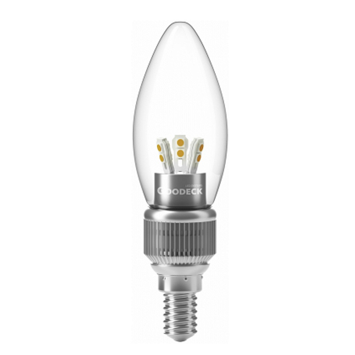 1003011107d/gl Лампа диммируемая Свеча E14 7W Led Kink Light 1003011107D/GL