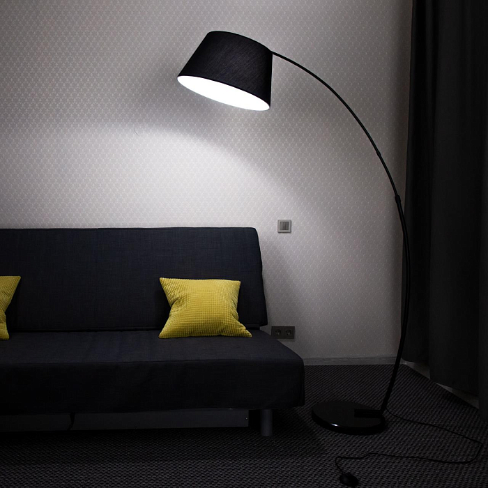 CL807011 Арчи Черный Св-к Торшер Торшер на 1 лампу  CL807011