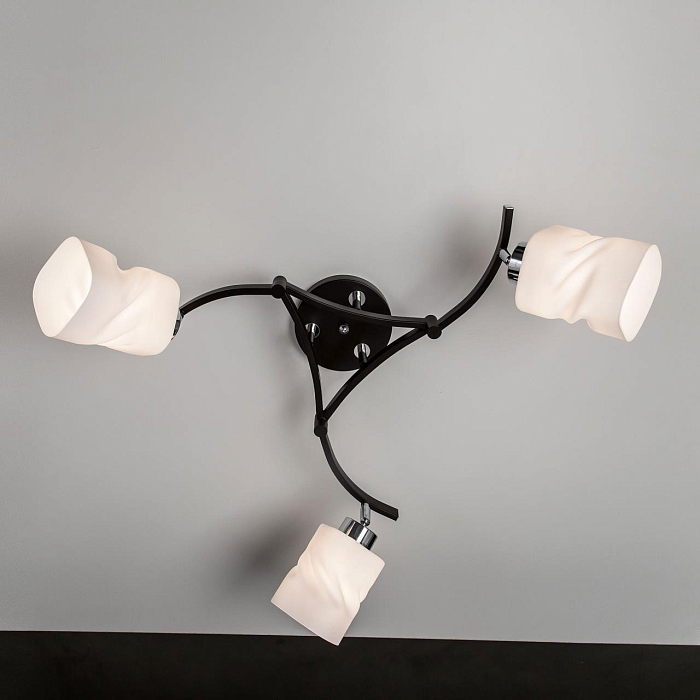 CL126132 Берта Хром+Венге Св-к Люстра Люстра потолочная  CL126132