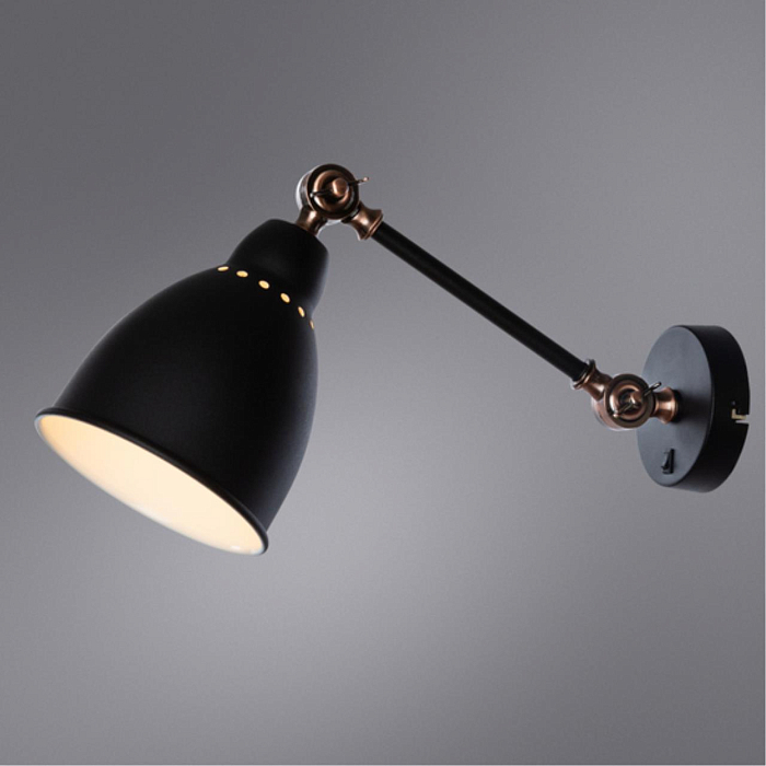 Бра на 1 лампу ARTE LAMP A2054AP-1BK