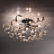 CL222191 Рандом Хром+Прозр+Бел Св-к Люстра Люстра потолочная  CL222191