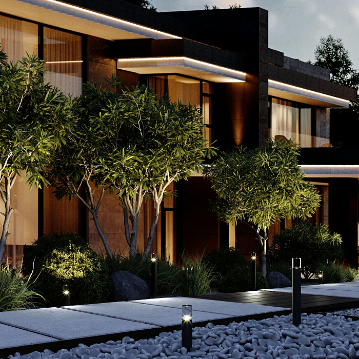 Уличный светильник Elektrostandard 35166/F черный