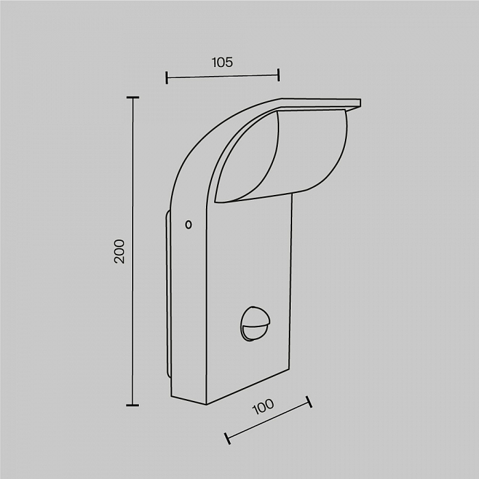 Бра Outdoor O446WL-L7GF3KSR