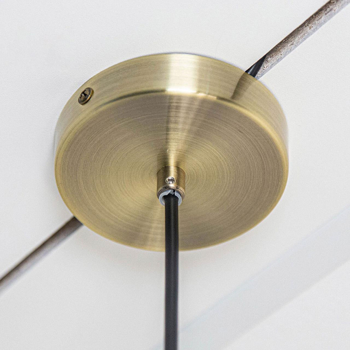 CL112123 Бремен Бронза Св-к Подвес Люстра двойной  CL112123