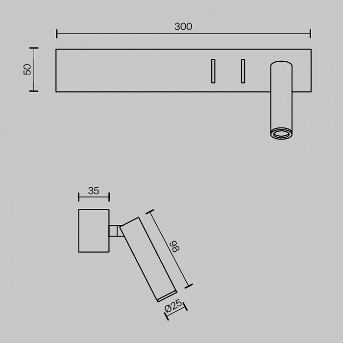 Бра Technical C031WL-L8W3K1