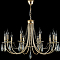 Люстра подвесная Crystal Lux VICTORIA SP10 GOLD/AMBER