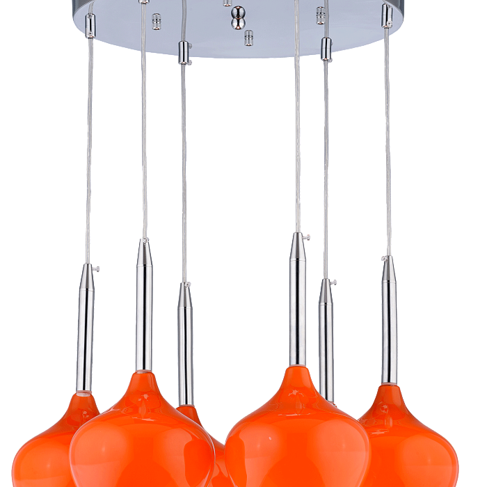 Люстра каскадный Sfera Sveta 5068/6 ORANGE
