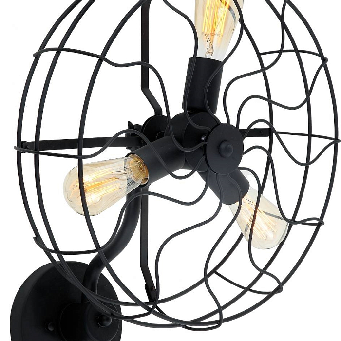 Бра на 3 и более ламп Sfera Sveta B2580/3W BLACK