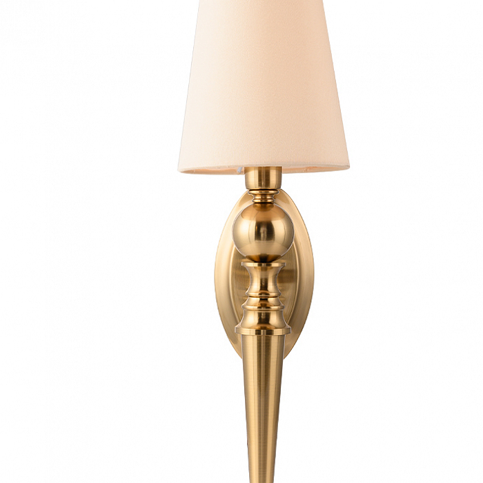 Бра Crystal Lux PER AP1 BRASS/BEIGE