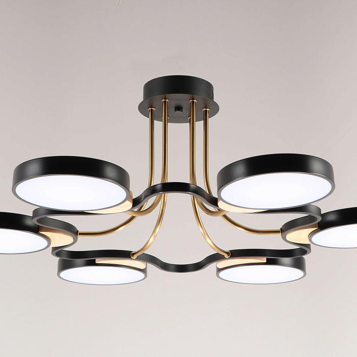 Люстра NewRgy 18048STD/6 ANB+BK