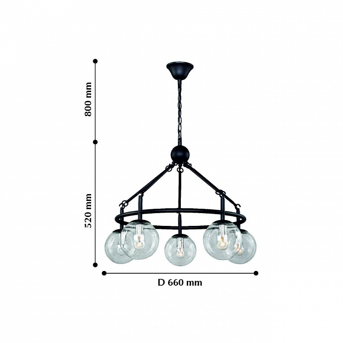 Люстра подвесная F-Promo 2169-5P