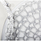 Вешалка BOGACHO 15007 Айс(БЛ)-ИК-Boom ice - искусственная кожа - белая, цв. к. Античное серебро(АСр) (1 категория)