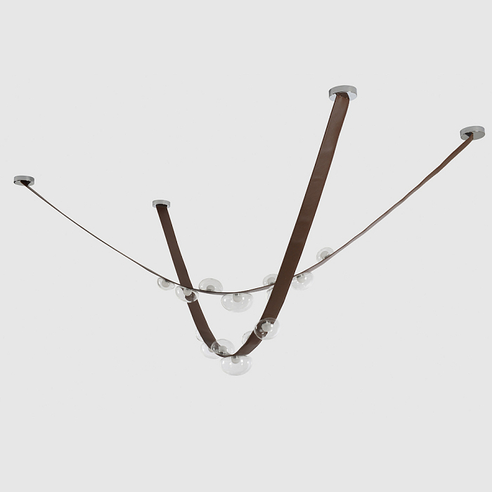 Светильник Crystal Lux BOSQUE SP7 L3000 BROWN/TRANSPARENT
