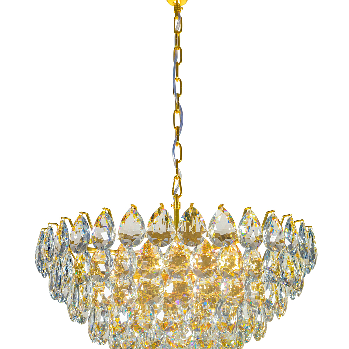 Люстра NewRgy 2973E/13A GOLD+CLEAR (1) Люстра