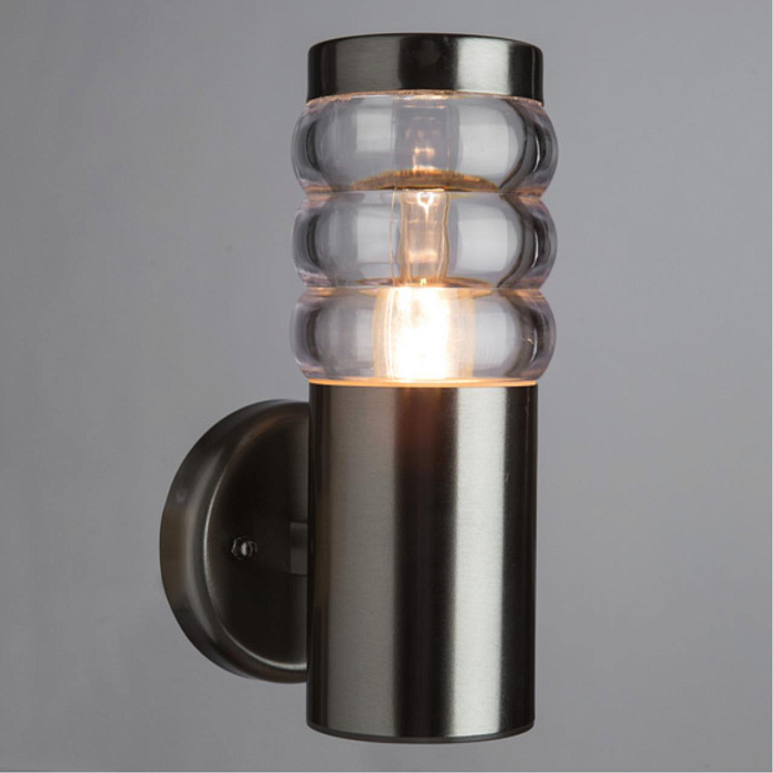 Уличный светильник фасадный ARTE LAMP A8381AL-1SS