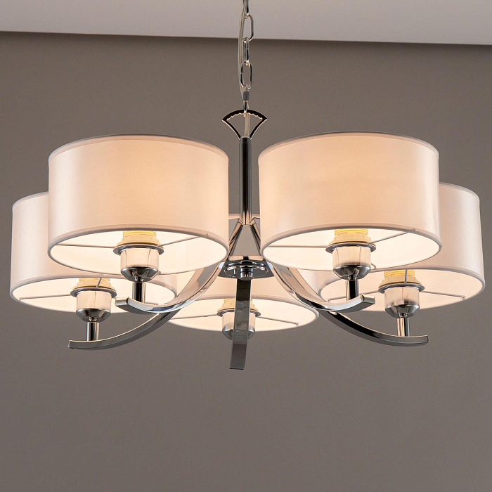 CL466150 Эвита Хром+Белый Св-к Люстра Люстра подвесная  CL466150