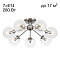 CL102171 Томми Хром Мат. Св-к Люстра Люстра потолочная  CL102171