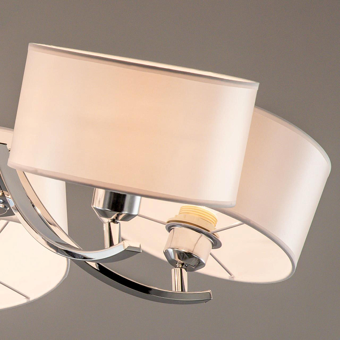 CL466150 Эвита Хром+Белый Св-к Люстра Люстра подвесная  CL466150