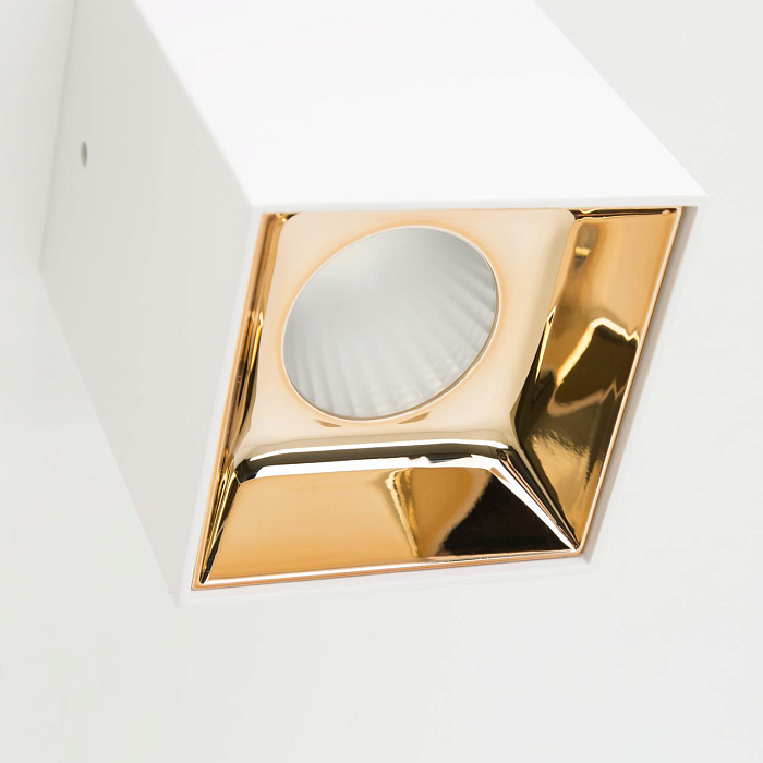 CL7440203 Старк Белый+Медь Св-к Потол. 12W*3500K Светильник накладной  CL7440203