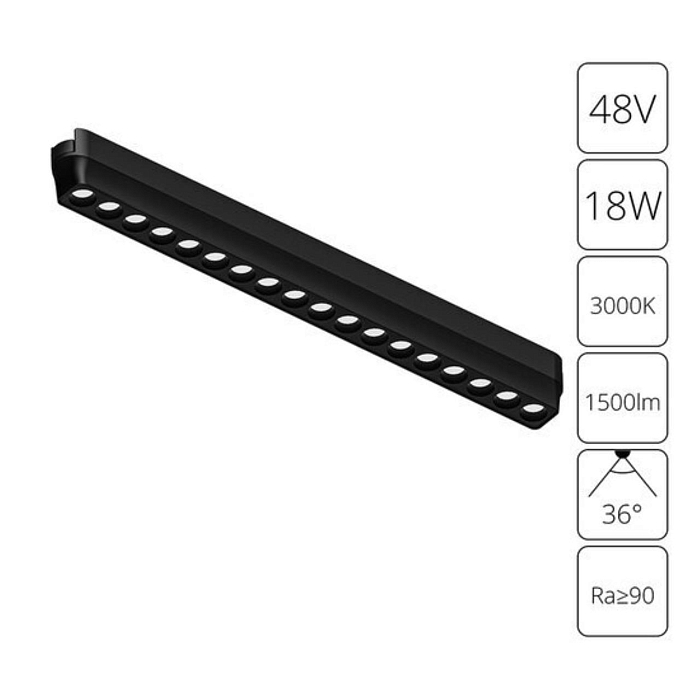 Трековая система ARTE LAMP A1169PL-1BK