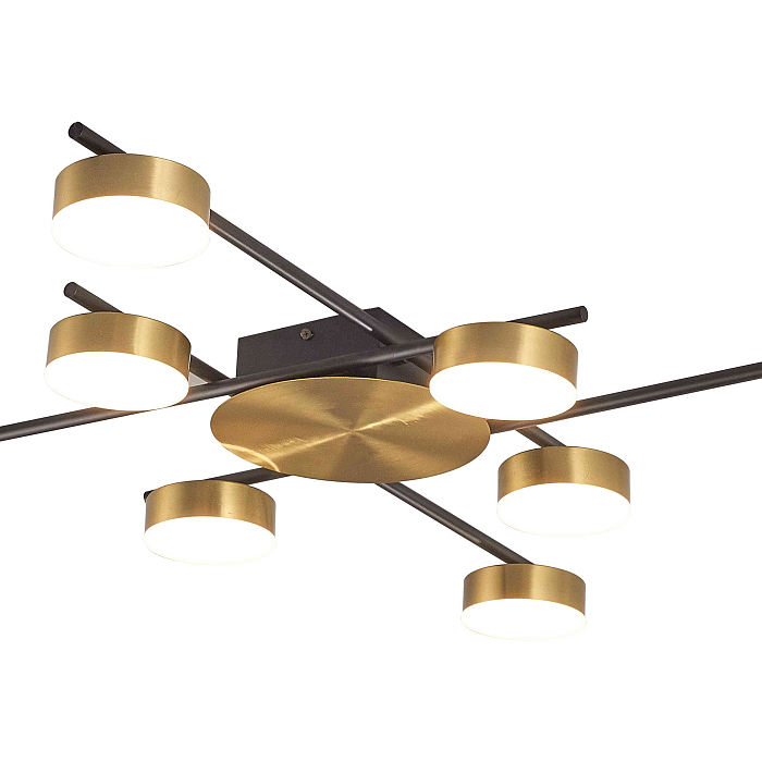 Светильник NewRgy X1000A-DWS-8 BLACK+BRASS