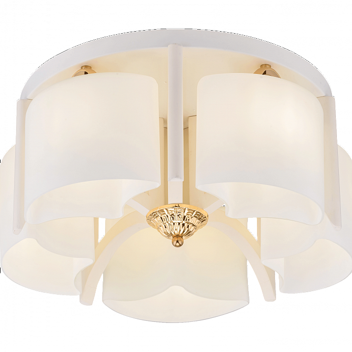 Люстра потолочная Sfera Sveta 85652/5C WHITE+FGD