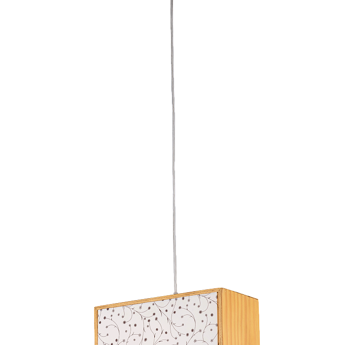Светильник одинарный Sfera Sveta 85502/1PC WOOD+CH