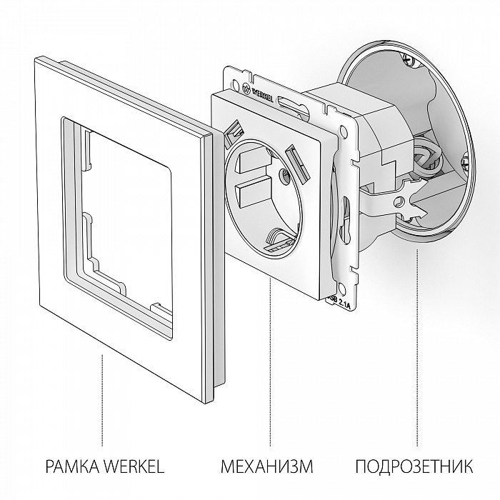 Розетка Werkel W1171501