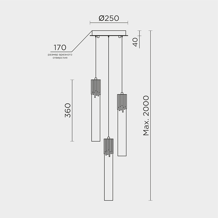 Светильник  ML.88992.3 GD