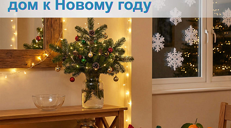 Как за 5-10 минут украсить дом к Новому году
