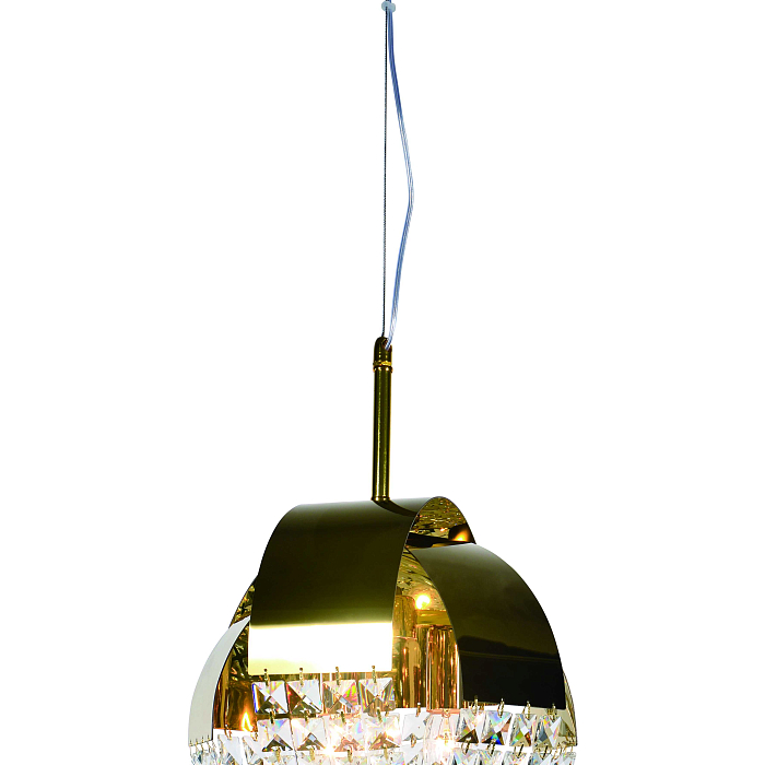 Люстра NewRgy 5769E/3A GOLD+CLEAR
