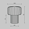 Настольная лампа Maytoni MOD404TL-01GR