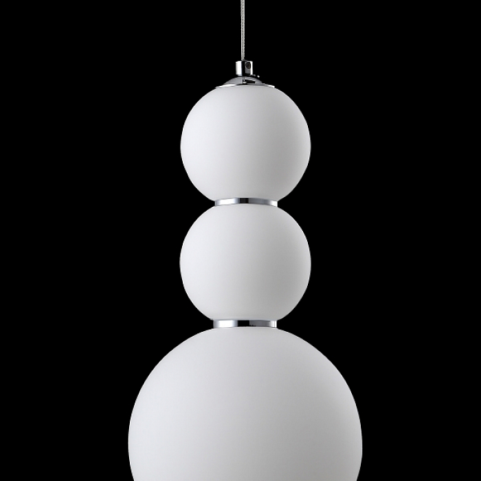 Светильник большой Crystal Lux DESI SP3 CHROME/WHITE