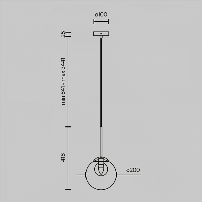 Светильник Maytoni MOD521PL-01G3